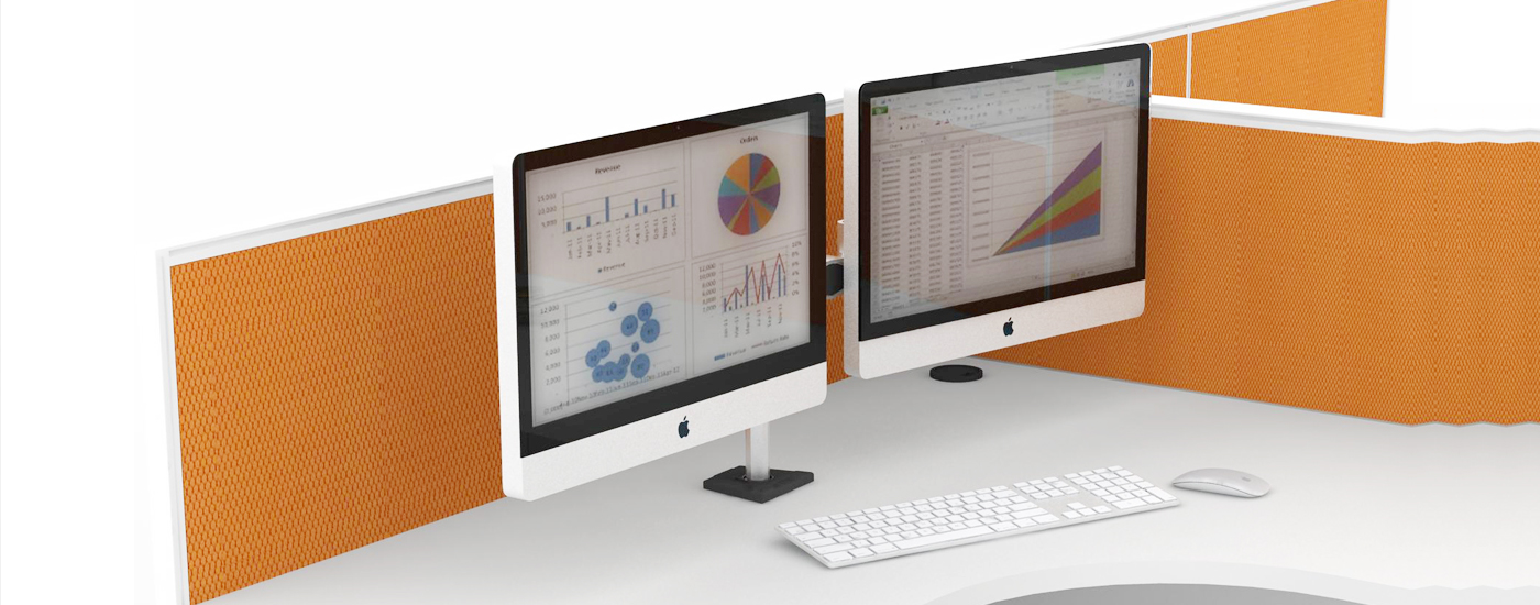 Modern Computer Desk With Storage