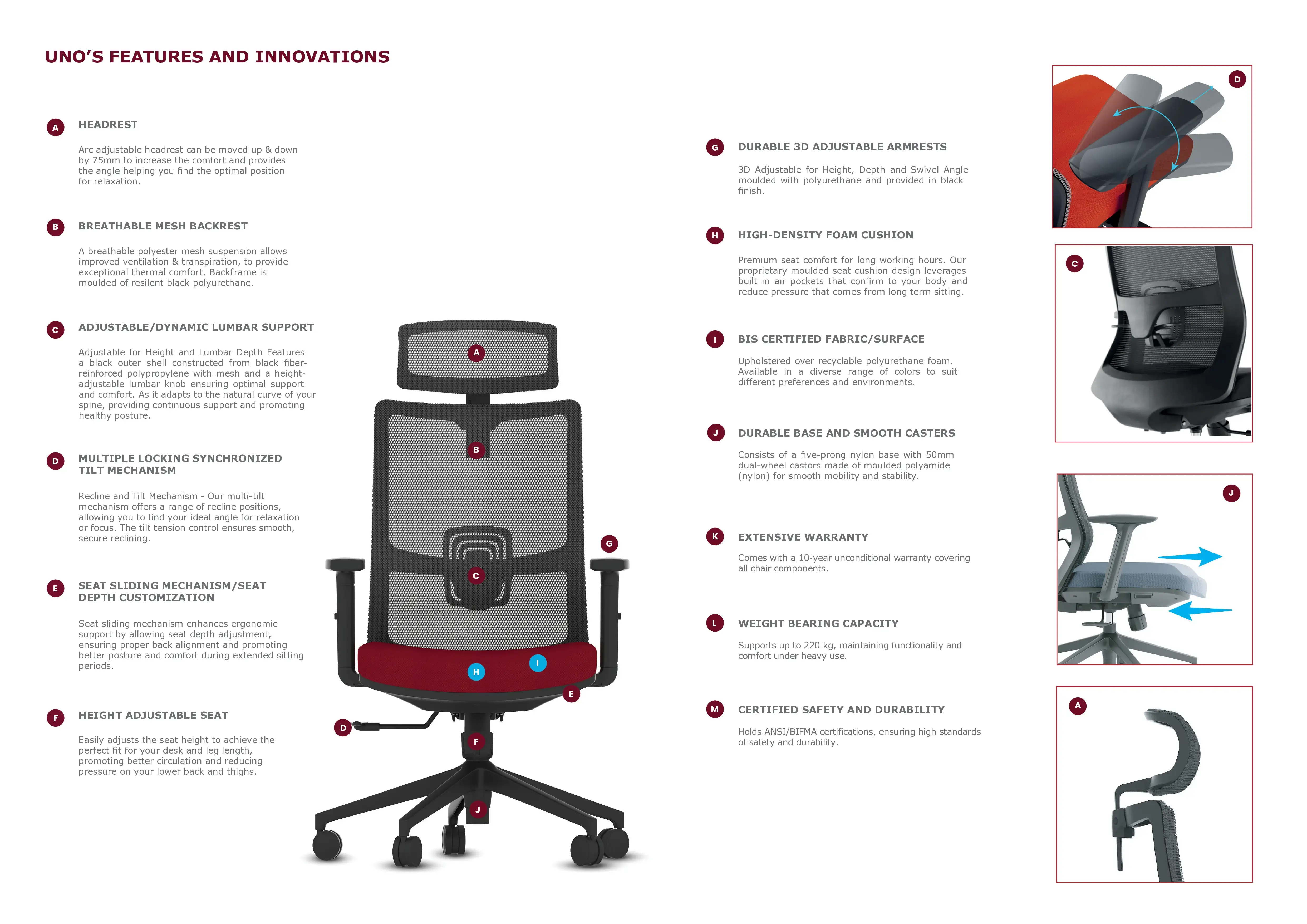 Nexa ergonomic office chair