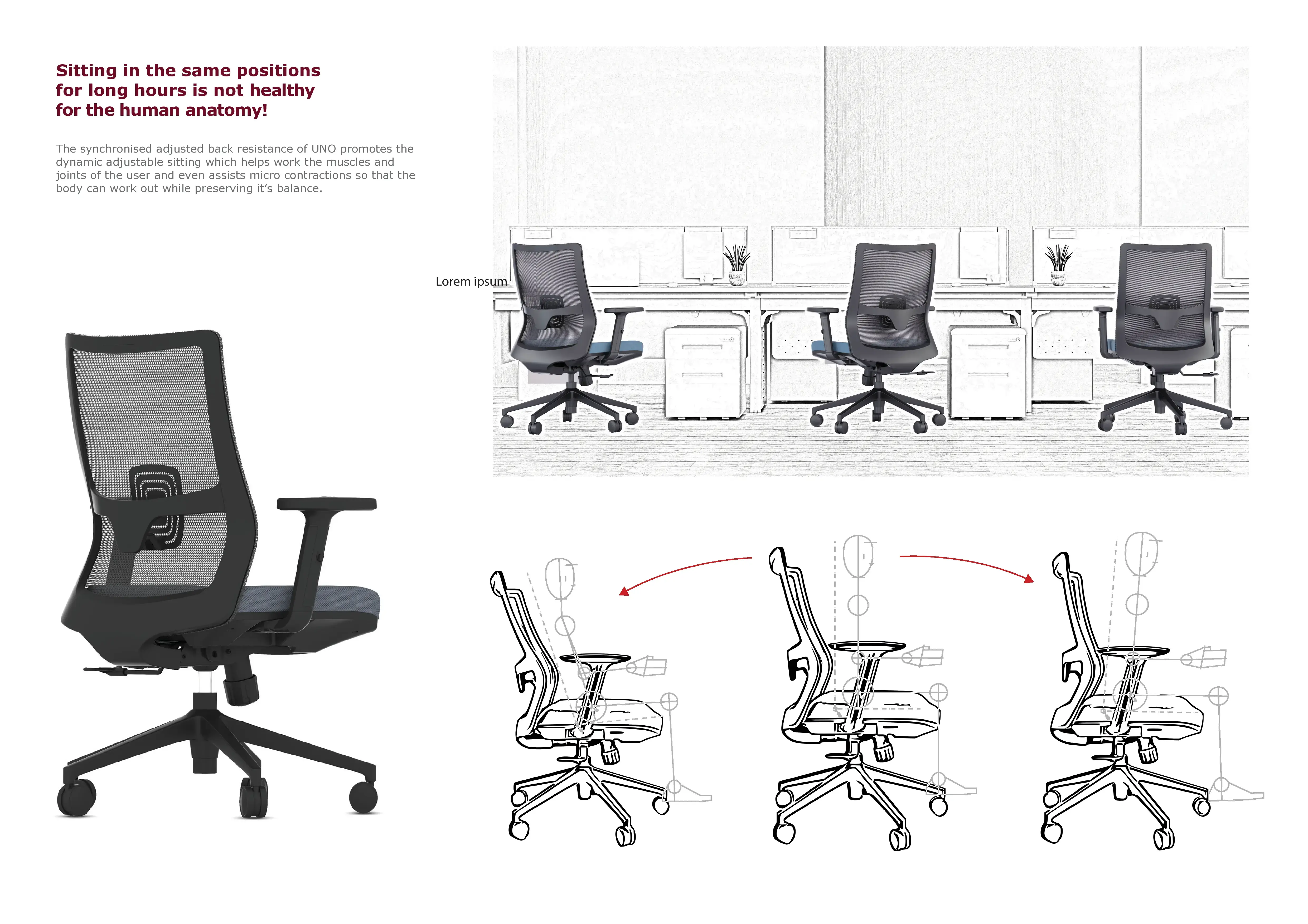Nexa ergonomic office chair